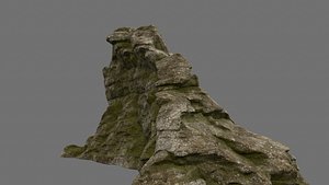 3D mount mountain model