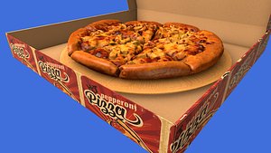 pizza animate 3D