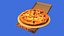 pizza animate 3D