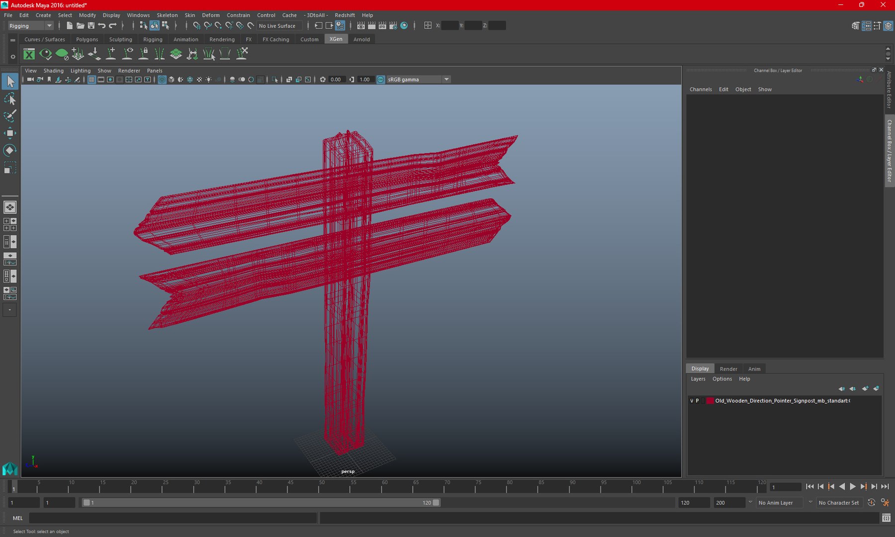 Old Wooden Direction Pointer Signpost Model - TurboSquid 2111363