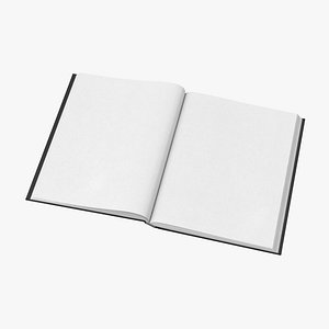 3D bound sketchbook medium 03 model