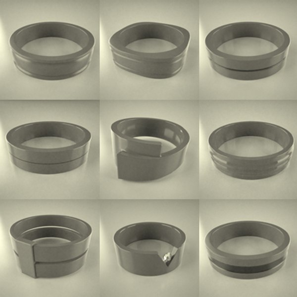 rings 3d model