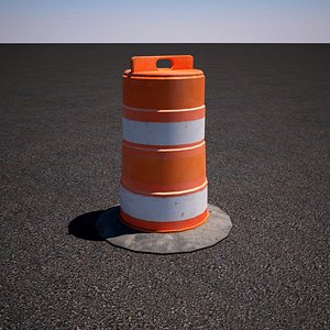 Orange Construction Barricade