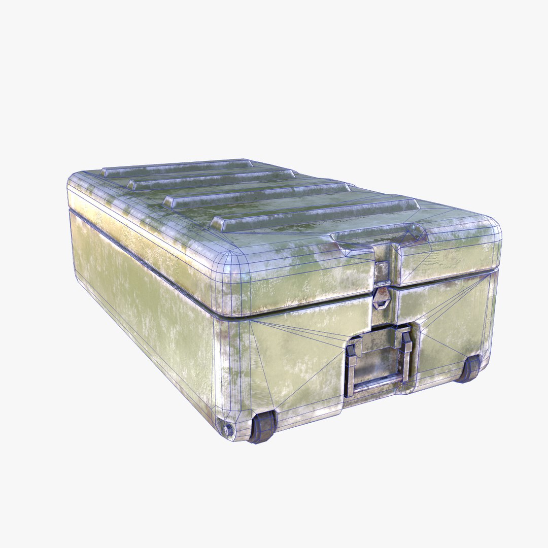 Military chest 3D model - TurboSquid 1396752