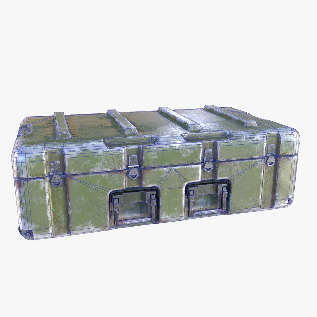 Military chest 3D model - TurboSquid 1396752