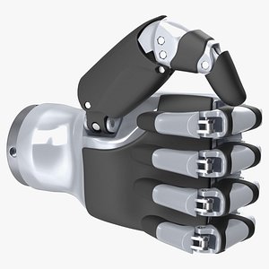 Dexterous Robotic Hand Left Rigged