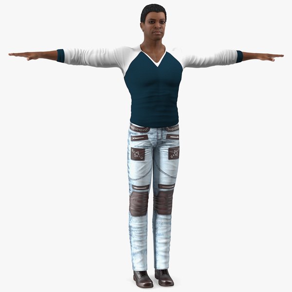 3D model light skin city style
