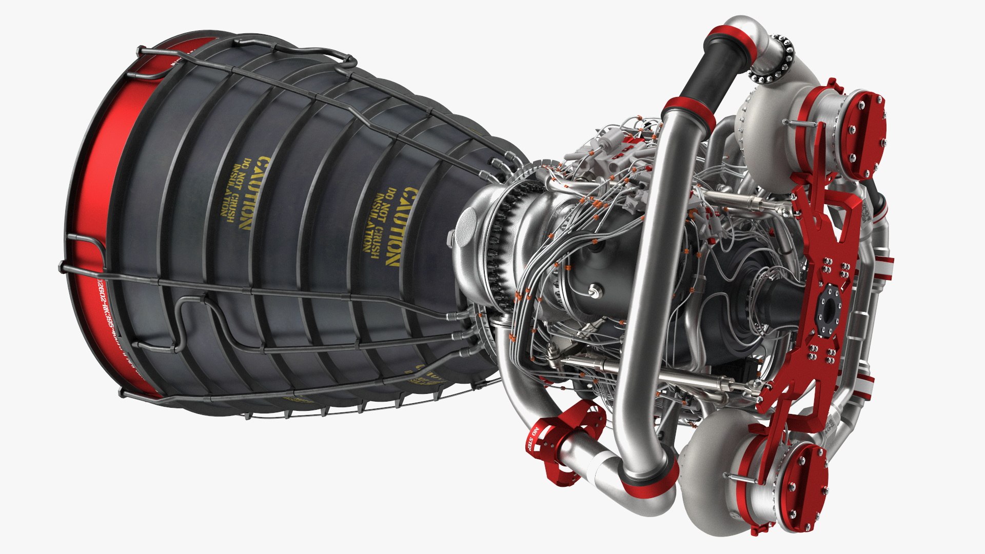 Rocket Engine RS 25 Rocket System 25 3D TurboSquid 2059206