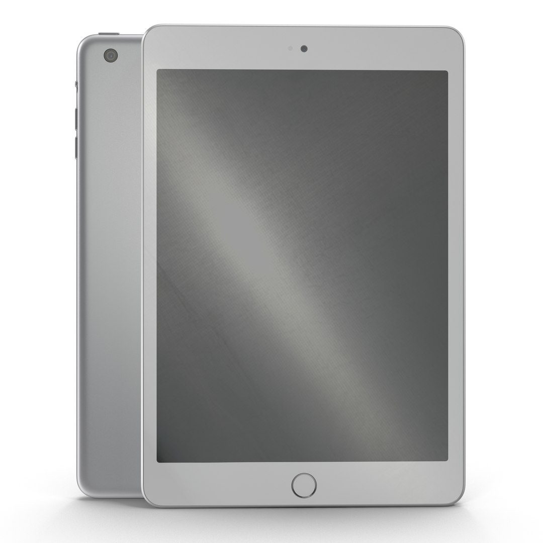 iPad mini 3 Silver 3D Model 3D model preview