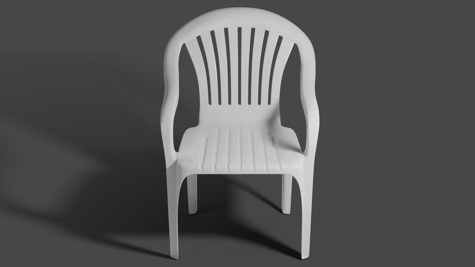 3D Plastic Chair Model - TurboSquid 1956840