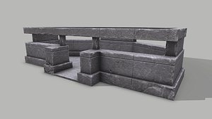 Military Bunker 7 3D model