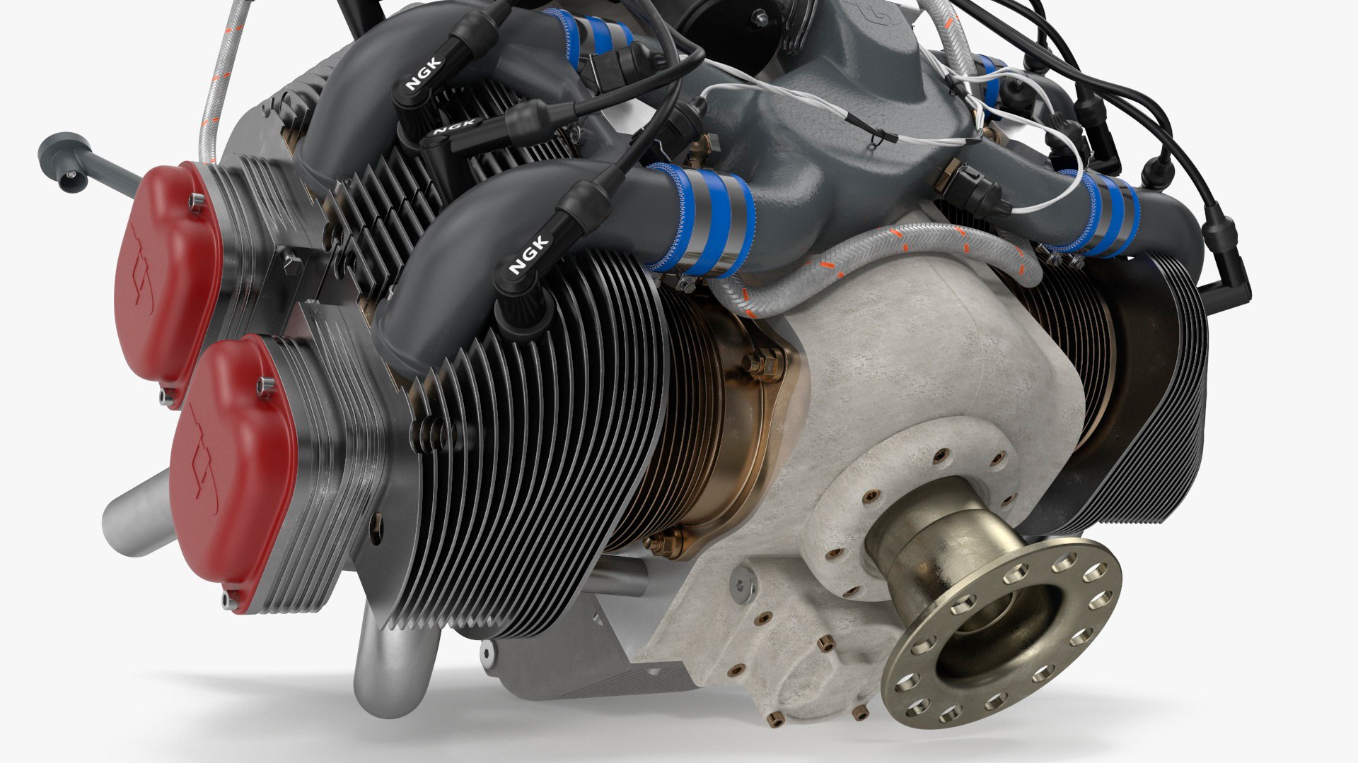 Electronic Fuel Injected Aircraft Engine UL260i 3D Model TurboSquid