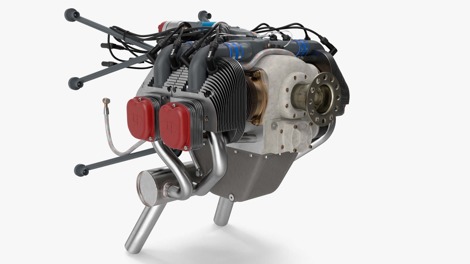 Electronic Fuel Injected Aircraft Engine UL260i 3D Model TurboSquid