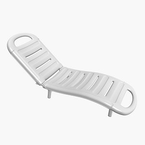plastic sun lounger 3d max