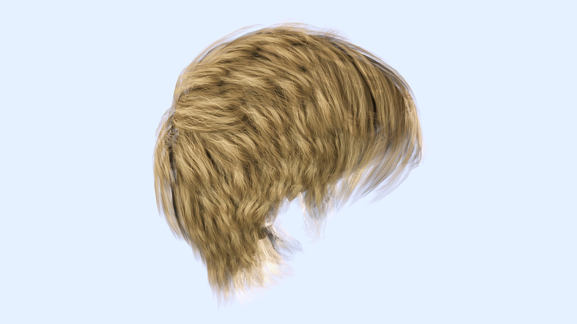 Realistic Short Female Hair Pixie 3D - TurboSquid 2133156