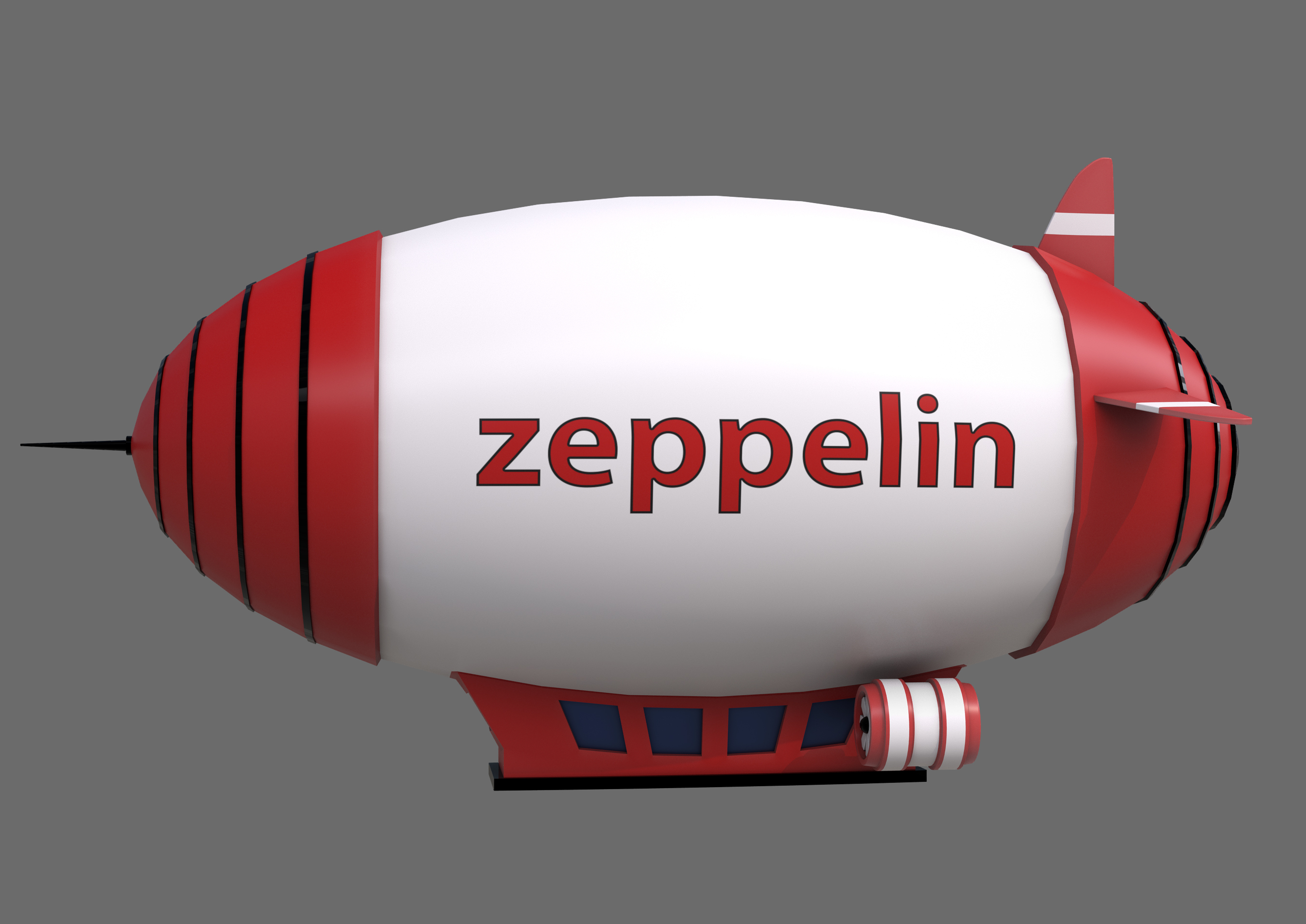 Free 3D model zeppelin craft - TurboSquid 1624221