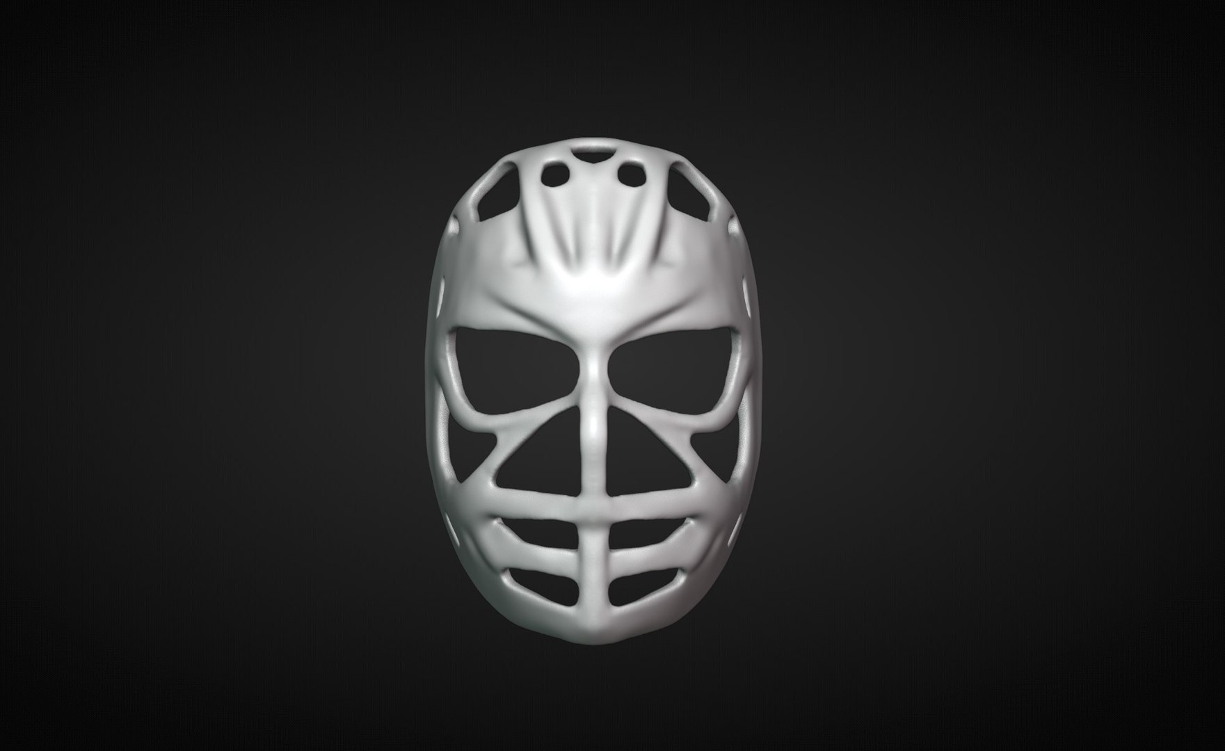 Vintage Hockey Goalie Mask 3D model https://p.turbosquid.com/ts-thumb/jN/49Rwia/02/2kendrydenpretzelhockeymask/jpg/1790235130/1920x1080/fit_q87/b469148fe17b565443a1bc55d43dac6f0534e42a/2kendrydenpretzelhockeymask.jpg