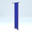 Blue Banner 3D model