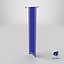 Blue Banner 3D model
