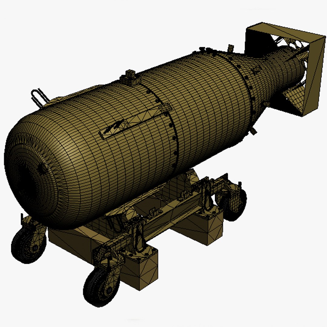 3d Model Littleboy Atom Bomb