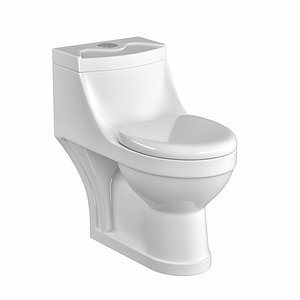 One piece EWC toilet