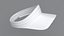 Cappellino con visiera bianco