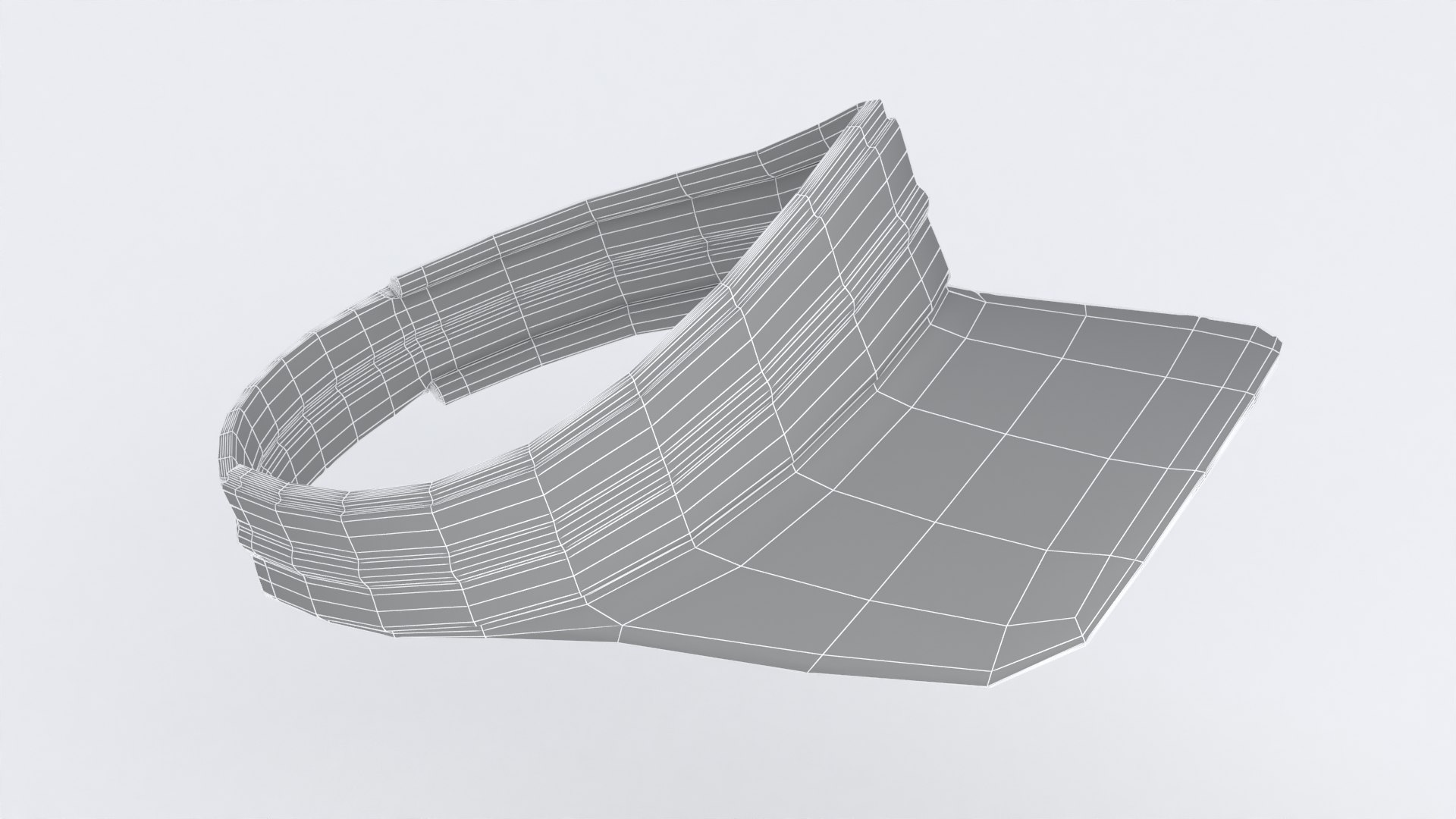 3D Visor Cap White model https://p.turbosquid.com/ts-thumb/jN/AUPMH1/gb/wire5/jpg/1775335391/1920x1080/fit_q87/6bf9bff40b2e62018cf90002372d54aa575b8f46/wire5.jpg