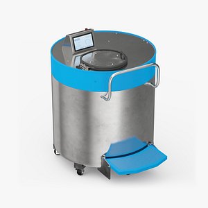 Cryogenic Freezer with Cryo-boxes 3D model
