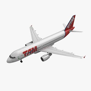 Airbus A320 TAM Airlines Animated