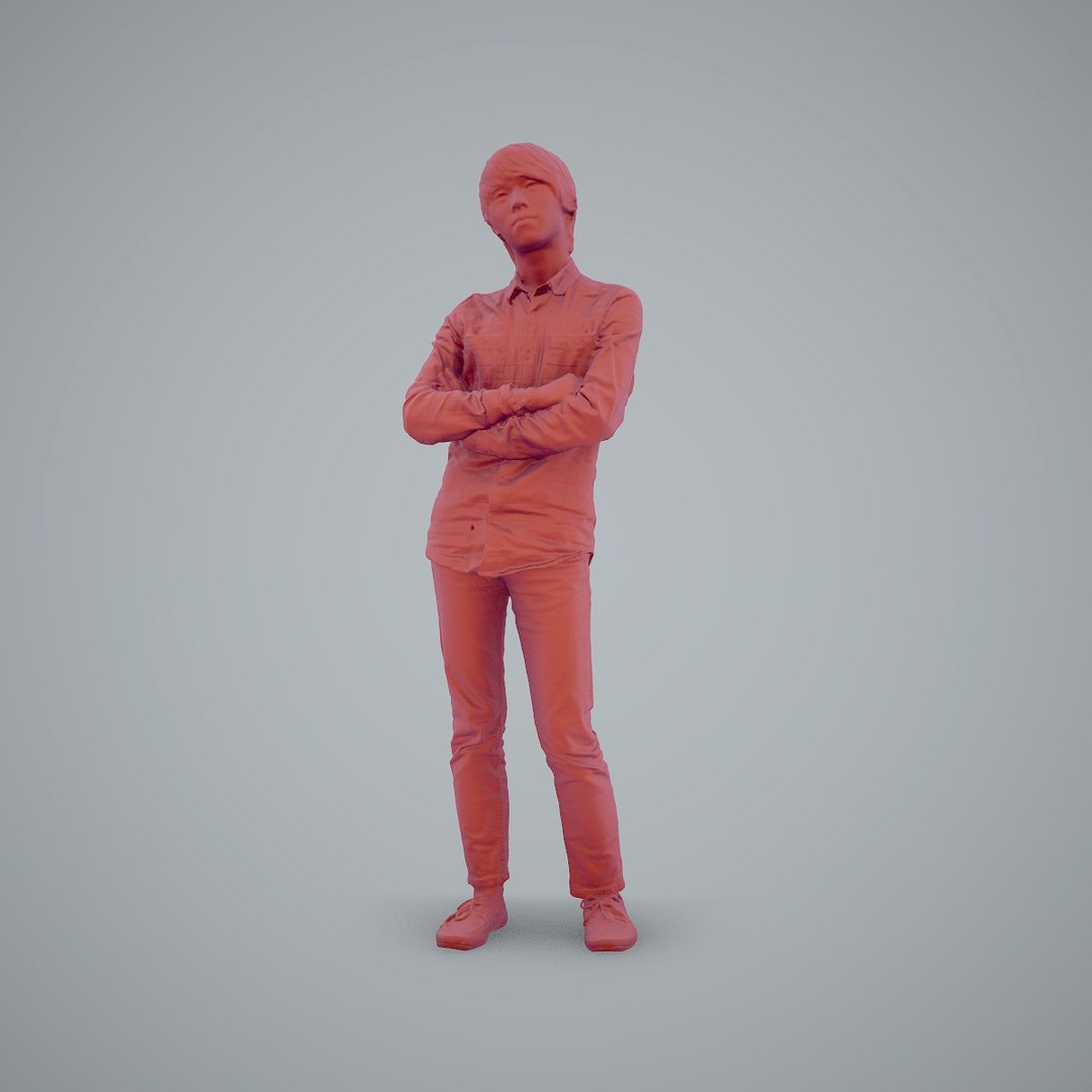 3d axyz normal human