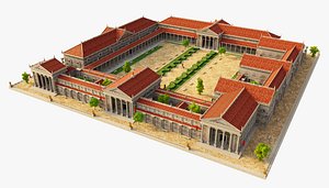 3D Fishbourne Roman Palace model