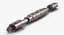 Anodisiertes Ram-Hydraulikzylinder-6-Sci-Fi-3D-Modell
