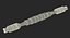Anodisiertes Ram-Hydraulikzylinder-6-Sci-Fi-3D-Modell