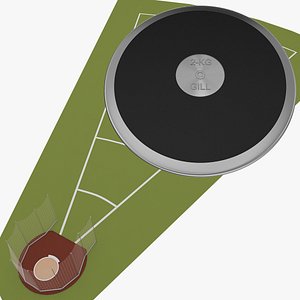 3d model discus throw