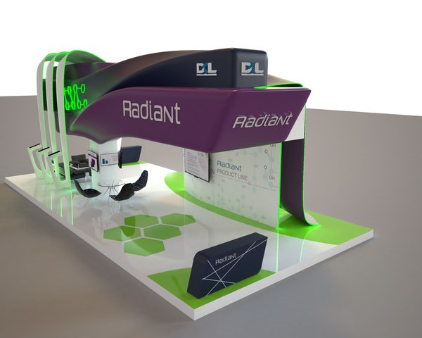 3D booth exhibition stand