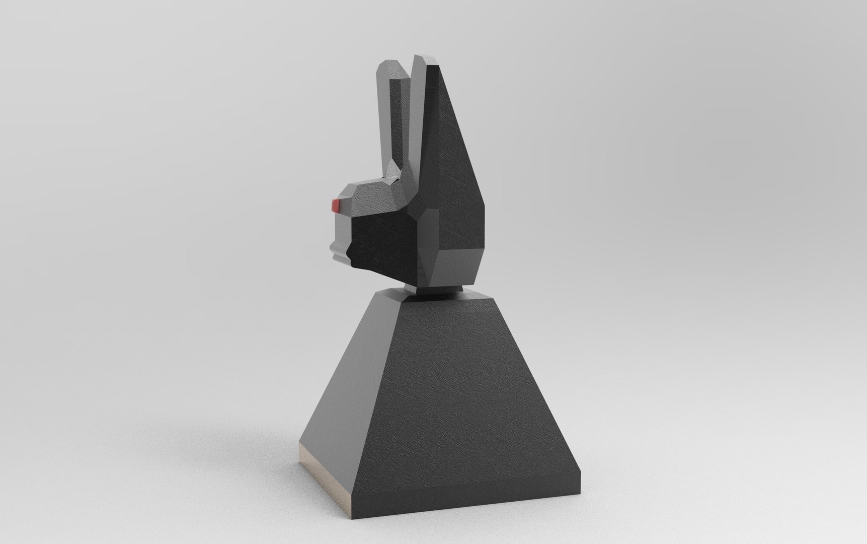 Rabbit Statue Model TurboSquid 1948562
