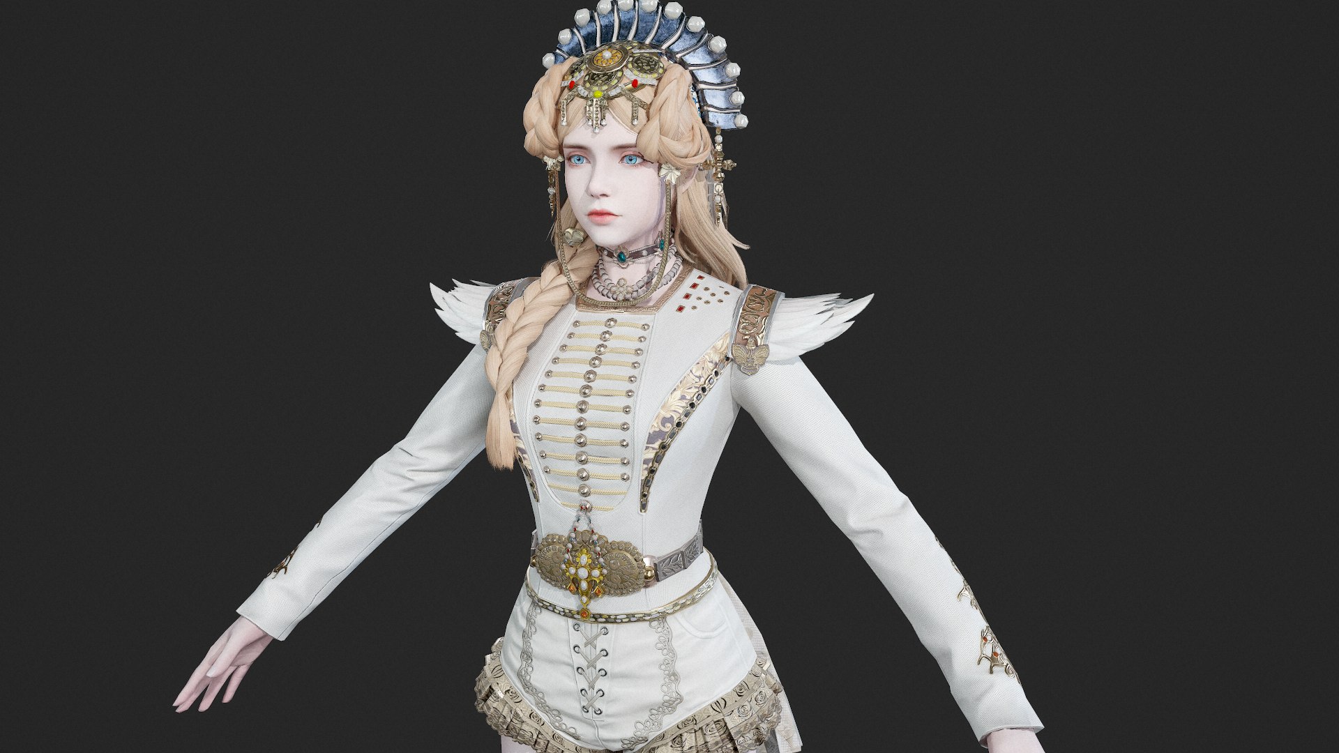 Beauty Princess 3D Model - TurboSquid 2145700