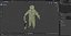 Francotirador en Leaf Ghillie Suit T-pose