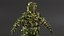 Francotirador en Leaf Ghillie Suit T-pose