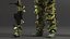 Francotirador en Leaf Ghillie Suit T-pose