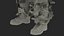 Francotirador en Leaf Ghillie Suit T-pose