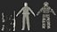 Francotirador en Leaf Ghillie Suit T-pose