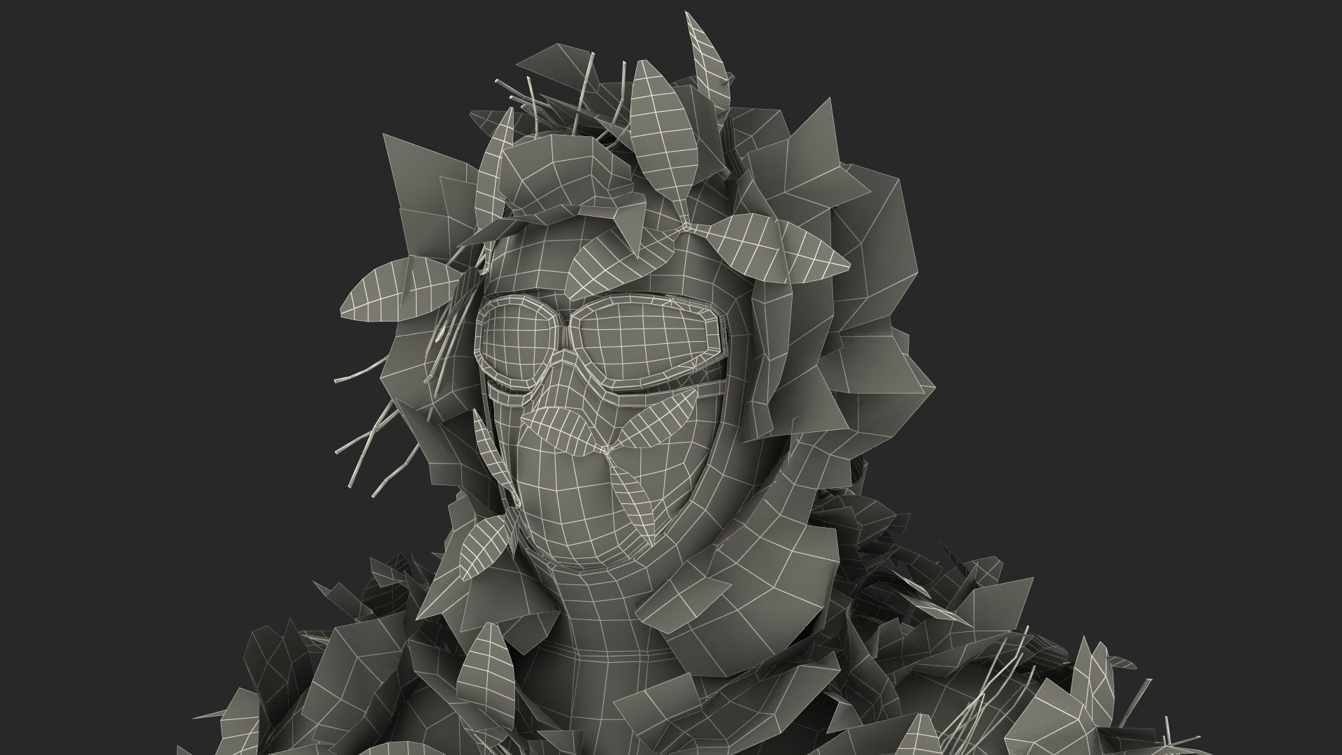 Sniper in Leaf Ghillie Suit T-pose model https://p.turbosquid.com/ts-thumb/jN/dixPSa/xI/sniperinleafghilliesuittposec4dmodel030/jpg/1668731690/1920x1080/fit_q87/8d1996397c4e8fd2462cb8dcb964ed64373bf8a9/sniperinleafghilliesuittposec4dmodel030.jpg