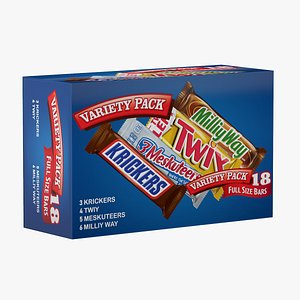 Candy Bar Pack Low Poly 3D