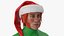 3D Christmas Elf Male 4 model