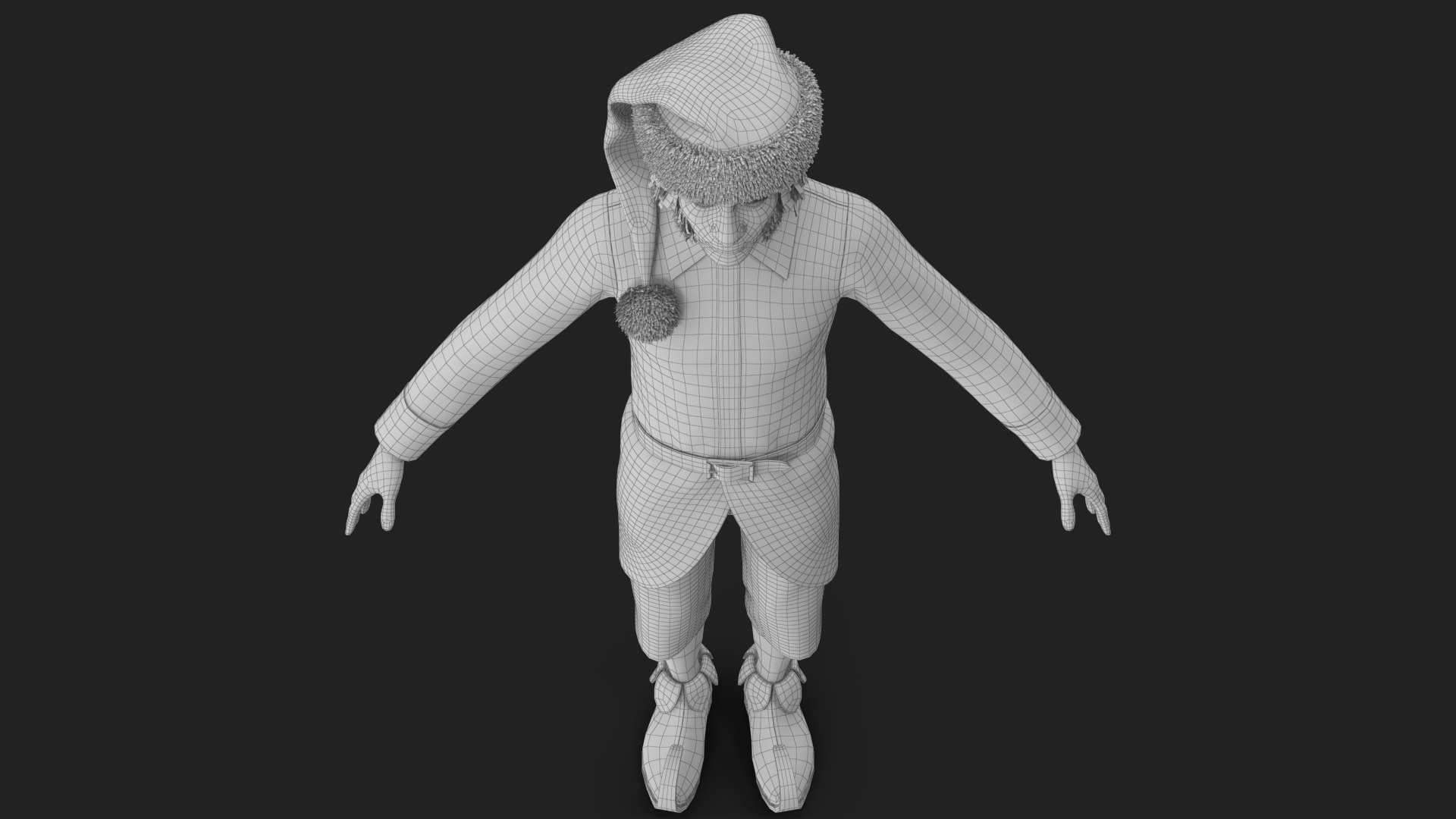 3D Christmas Elf Male 4 model https://p.turbosquid.com/ts-thumb/jN/mL5JWt/at/wireframe_44/jpg/1755434375/1920x1080/fit_q87/b2b3e158453288007629f2a79e8ef95db93c1ccd/wireframe_44.jpg