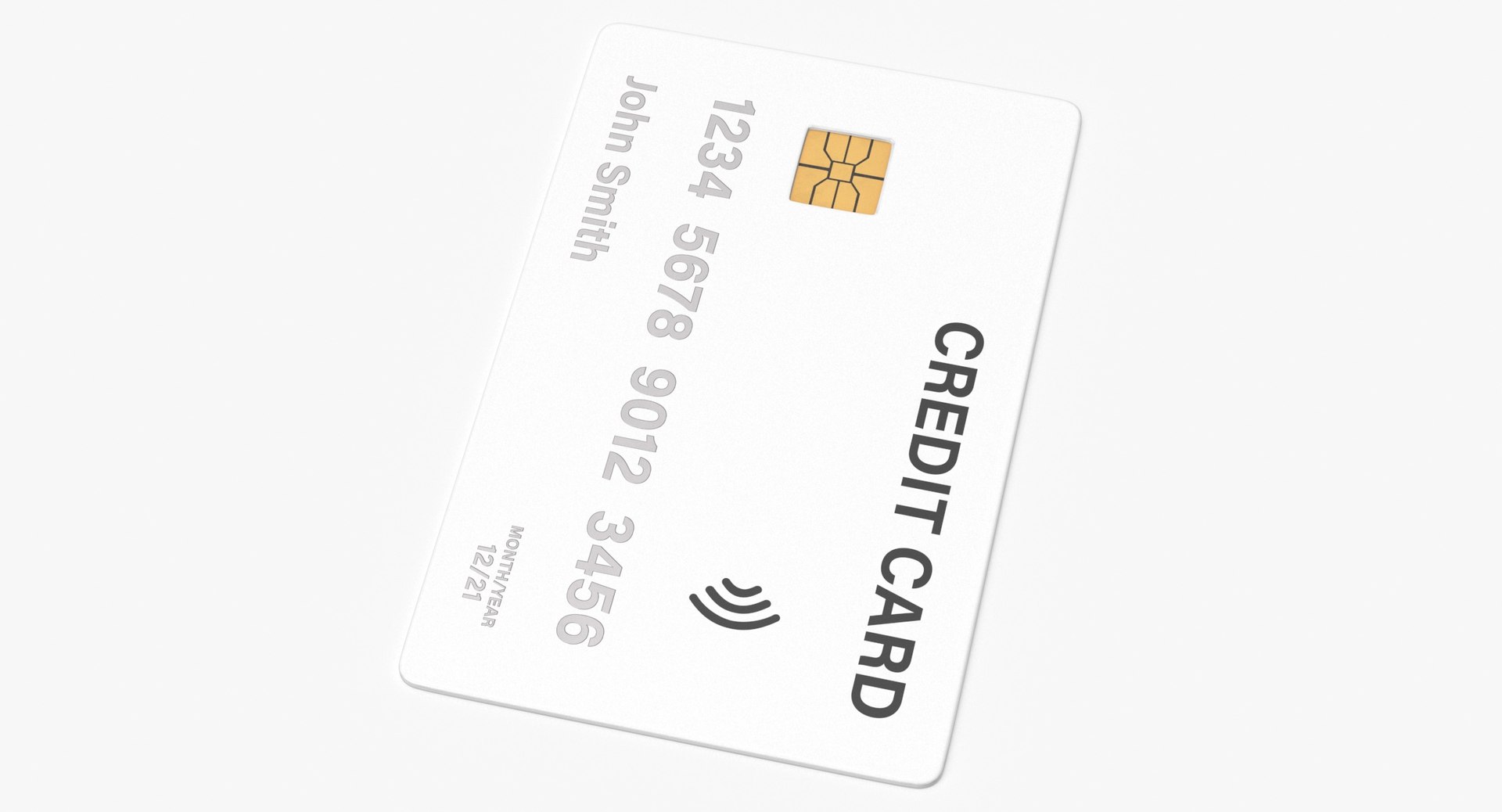 Credit Card Generic 3D Model - TurboSquid 1795887