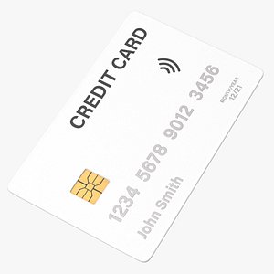 Credit Card 3d Models For Download 