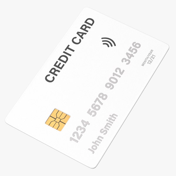 Credit Card Generic 3D model