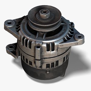 3D Car Alternator - PBR Game Ready